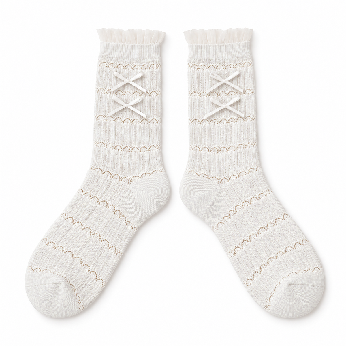 Ribbon Bows Socks