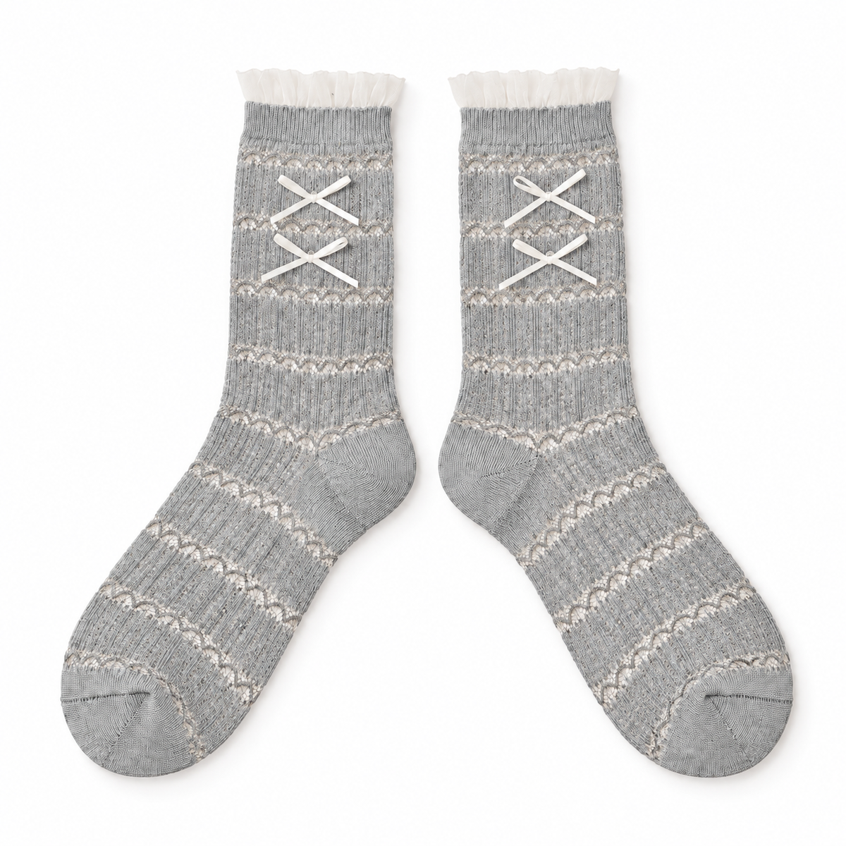 Ribbon Bows Socks